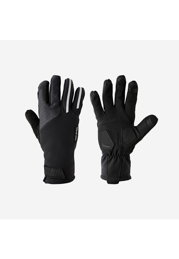 VAN RYSEL - Rękawiczki 900 zimowe. Kolor: czarny. Materiał: materiał. Sezon: zima. Sport: kolarstwo