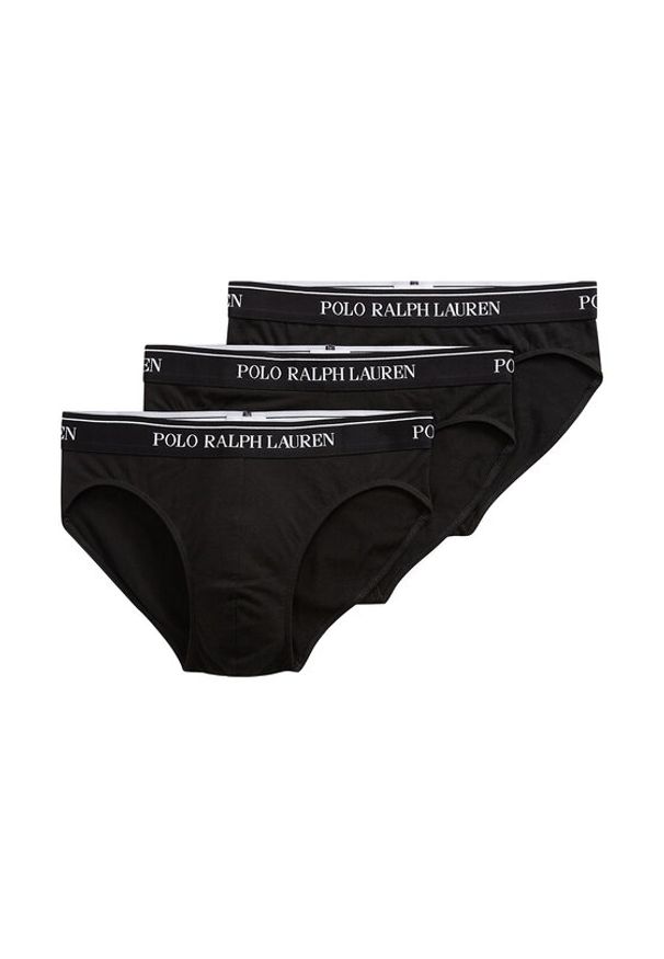 Polo Ralph Lauren Komplet 3 par slipów 714835884002 Czarny. Kolor: czarny. Materiał: bawełna