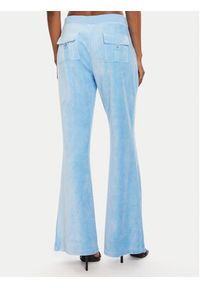 Juicy Couture Spodnie dresowe Caisa JCSEBJ008 Niebieski Slim Fit. Kolor: niebieski. Materiał: bawełna #3