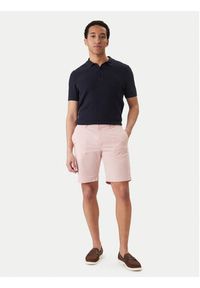 TOMMY HILFIGER - Tommy Hilfiger Szorty materiałowe Denton 9.5 MW0MW42351 Różowy Slim Fit. Kolor: różowy. Materiał: bawełna #5