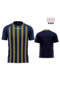 T-shirt Givova Rugby - Komfort i Trwałość. Kolor: żółty, wielokolorowy. Materiał: poliester. Sport: piłka nożna, fitness, kolarstwo
