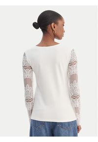 Morgan Bluzka 261-TCLARA Biały Regular Fit. Kolor: biały. Materiał: syntetyk #5