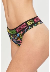 Moschino Underwear - Stringi. Kolor: wielokolorowy. Materiał: bawełna, materiał, dzianina, elastan #2
