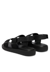 Calvin Klein Sandały Sq Molded Sandal Webb HW0HW02872 Czarny. Kolor: czarny. Materiał: materiał #3