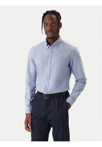 BOSS Koszula H-Roan 50555920 Fioletowy Slim Fit. Kolor: fioletowy. Materiał: bawełna #1