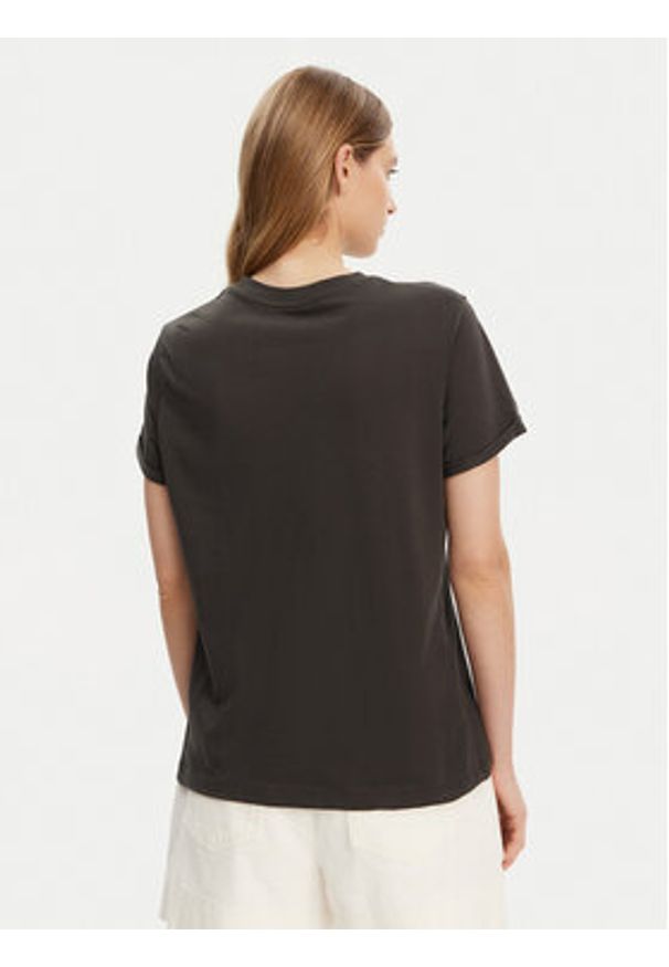 Roxy T-Shirt ERJZT05911 Szary Regular Fit. Kolor: szary. Materiał: bawełna