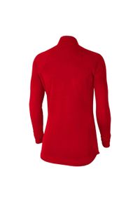 Nike - Bluza Damska Academy 21 DriFIT Quarter Zip Drill Top. Kolor: czerwony