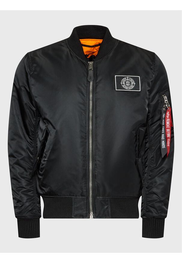 Alpha Industries Kurtka bomber UNFAIR MA-1 VF 59 118126 Czarny Regular Fit. Kolor: czarny. Materiał: syntetyk