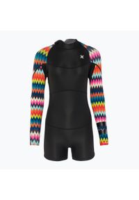 Pianka do pływania damska Hurley Advant 2 mm Shorty Springsuit. Kolor: czarny