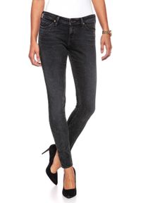 Lee - JEANSY DAMSKIE LEE TOXEY BLACK MARBLED L527WLSG. Stan: obniżony #9