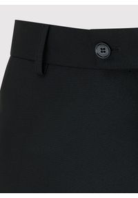 Pako Lorente - PAKO LORENTE – Czarne spodnie garniturowe. Kolor: czarny. Materiał: wiskoza, poliester, elastan. Styl: klasyczny, elegancki