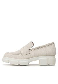 Pollini Loafersy SA10124G1GTL0121 Beżowy. Kolor: beżowy. Materiał: skóra