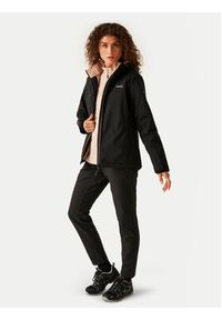 Regatta Kurtka przeciwdeszczowa Frelton RWP401 Czarny Regular Fit. Kolor: czarny. Materiał: syntetyk #3