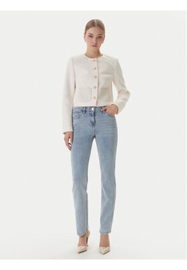 Morgan Jeansy 221-PDROIT Niebieski Slim Fit. Kolor: niebieski