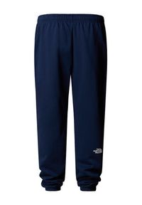 The North Face Spodnie dresowe Simple Dome NF0A8C1W Granatowy Regular Fit. Kolor: niebieski. Materiał: syntetyk