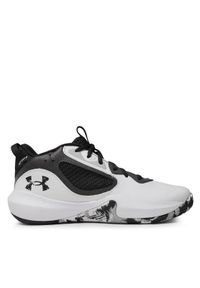 Under Armour Buty do koszykówki Ua Lockdown 6 3025616-101 Biały. Kolor: biały. Materiał: skóra. Sport: koszykówka