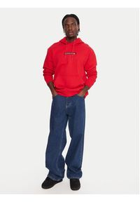 Quiksilver Bluza Dna EQYFT05121 Czerwony Oversize. Kolor: czerwony. Materiał: bawełna #5
