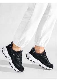 skechers - Skechers Sneakersy Biggest Fan 11930/BLK Czarny. Kolor: czarny. Materiał: materiał #1