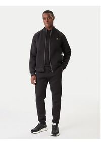 Karl Lagerfeld - KARL LAGERFELD Bluza 705041 554907 Czarny Regular Fit. Typ kołnierza: dekolt w karo. Kolor: czarny. Materiał: bawełna #5