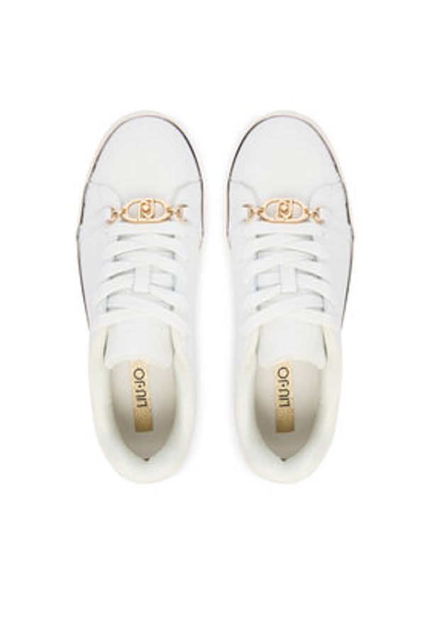Liu Jo Sneakersy Kiki 01 BF5063 PX026 Biały. Kolor: biały. Materiał: skóra