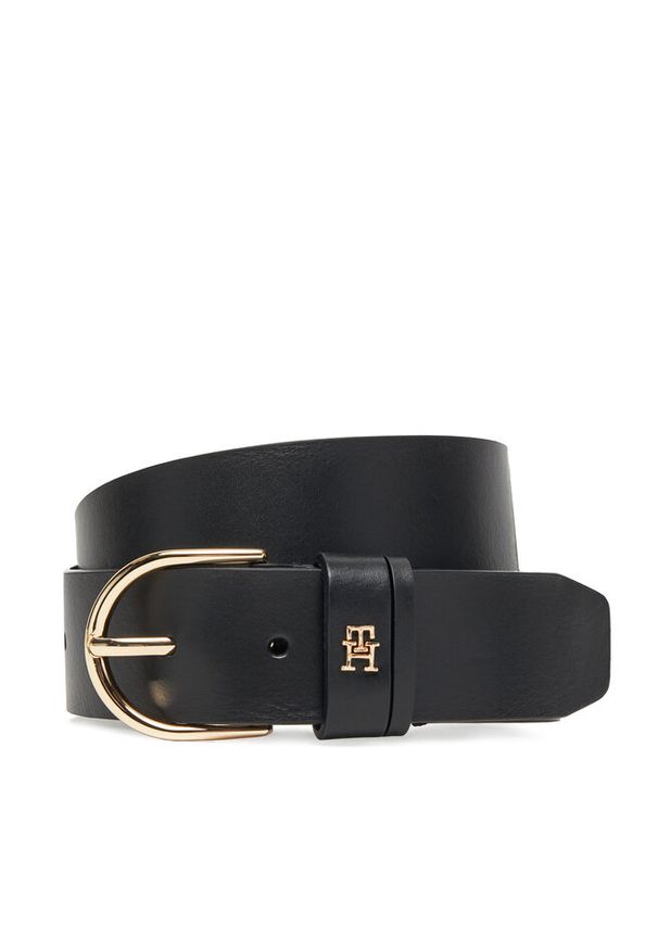 TOMMY HILFIGER - Pasek Damski Tommy Hilfiger. Kolor: czarny