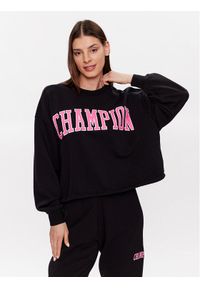 Champion Bluza 116082 Czarny Relaxed Fit. Kolor: czarny. Materiał: syntetyk