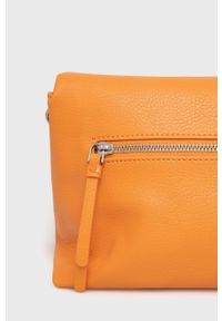 Desigual torebka kolor pomarańczowy. Kolor: pomarańczowy. Rodzaj torebki: na ramię