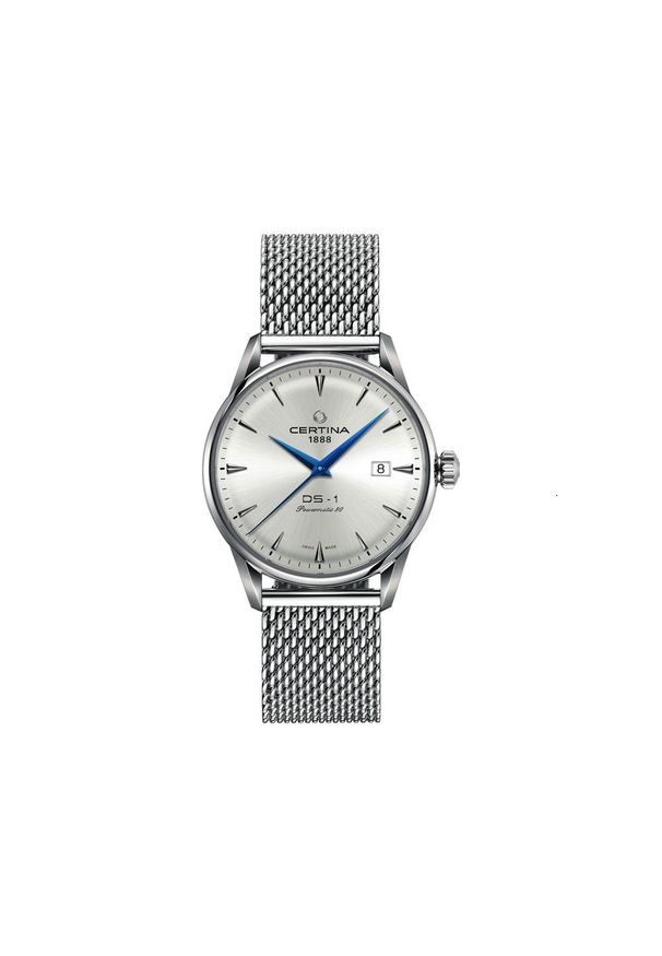 CERTINA PROMOCJA ZEGAREK DS-1 Powermatic 80 C029.807.11.031.02. Materiał: skóra, mesh. Styl: sportowy, vintage, elegancki, casual, retro
