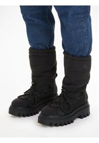 Calvin Klein Jeans Śniegowce Flatform Snow Boot Nylon Wn YW0YW01146 Czarny. Kolor: czarny. Materiał: nylon, materiał #5