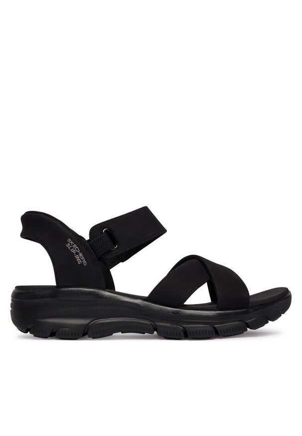 skechers - Sandały Skechers. Kolor: czarny