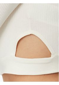 only - ONLY Bluzka 15293922 Biały Slim Fit. Kolor: biały. Materiał: bawełna