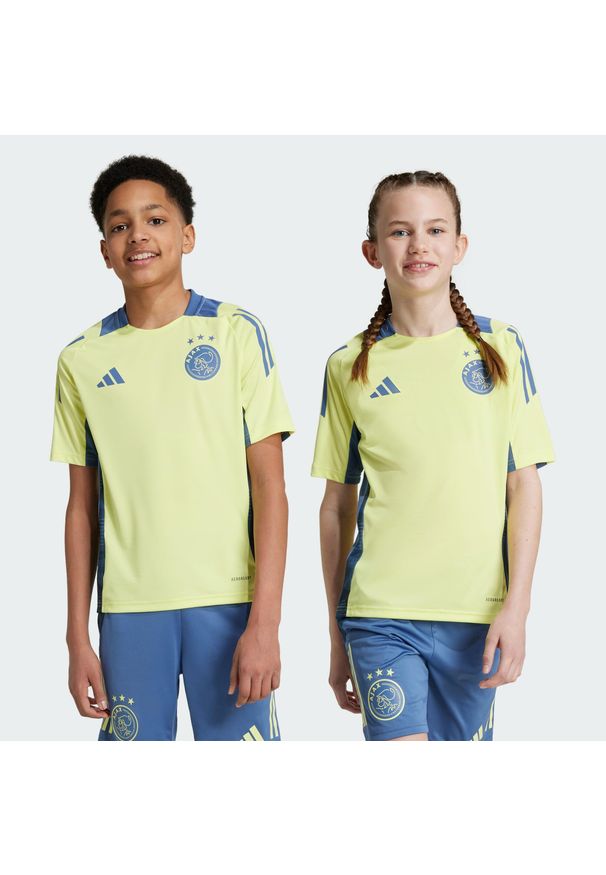 Adidas - Koszulka Ajax Amsterdam Tiro 24 Competition Training Kids. Kolor: zielony. Materiał: materiał