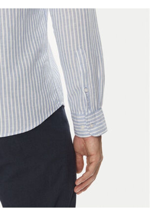 Pierre Cardin Koszula C6 41017.0482 Błękitny Modern Fit. Kolor: niebieski. Materiał: bawełna