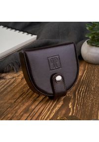 Podkówka skórzana PAOLO PERUZZI T-50-BR brązowa. Kolor: brązowy. Materiał: skóra #1