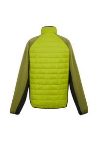Regatta - Męska Kurtka Hybrydowa Clumber IV Full Zip. Kolor: zielony