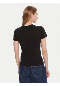 Calvin Klein T-Shirt LV044C216G Czarny Regular Fit. Kolor: czarny. Materiał: bawełna #4
