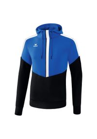 ERIMA - Dziecięca bluza z kapturem Erima Squad. Typ kołnierza: kaptur. Kolor: niebieski, wielokolorowy, czarny. Sport: fitness, piłka ręczna #1