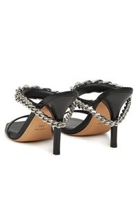 MICHAEL Michael Kors Klapki Bianca 40S5BCHS2L Czarny. Kolor: czarny. Materiał: skóra