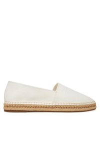 Calvin Klein Espadryle Espadrille Cv Logo HM0HM01808 Biały. Kolor: biały. Materiał: materiał