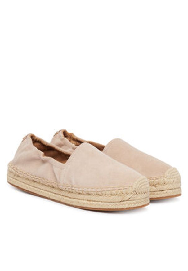 BOSS Espadryle Madeira 50563438 Czerwony. Kolor: czerwony. Materiał: skóra, zamsz
