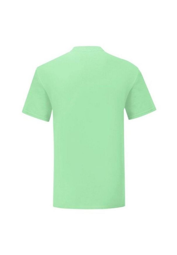 FRUIT OF THE LOOM - Męska Koszulka Iconic 150. Kolor: zielony