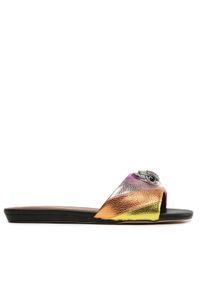 Kurt Geiger Klapki Kensington Flat Sandal 8496169109 Kolorowy. Materiał: skóra. Wzór: kolorowy