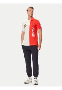 Beverly Hills Polo Club Polo F-SS26M-P0005 Biały Regular Fit. Typ kołnierza: polo. Kolor: biały. Materiał: bawełna #3