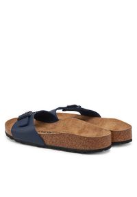 Birkenstock Klapki 1029797 Czarny. Kolor: czarny. Materiał: skóra