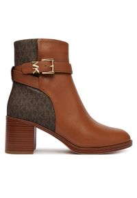 MICHAEL Michael Kors Botki 40T6RCME6L Brązowy. Kolor: brązowy. Materiał: skóra #1