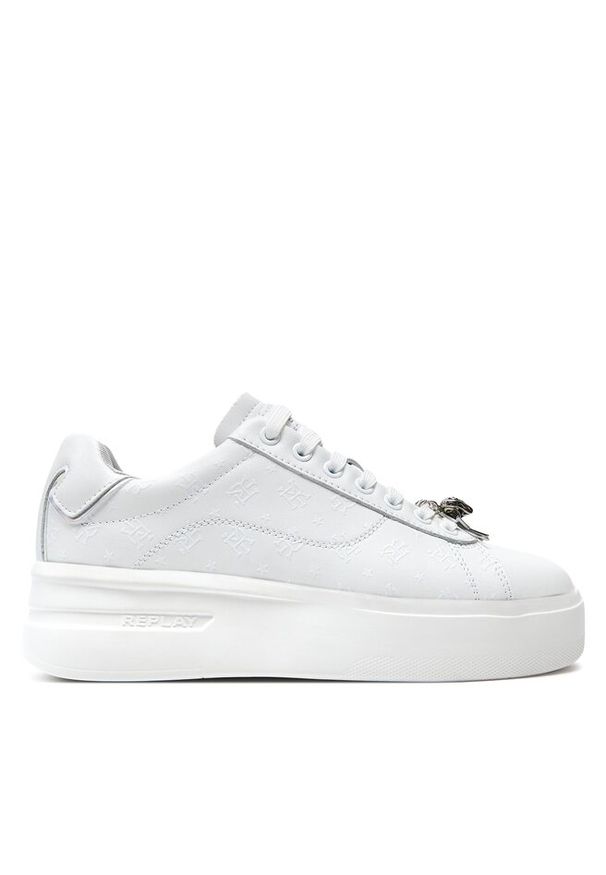 Sneakersy Replay. Kolor: biały