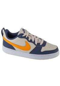 Nike - Buty sportowe Sneakersy unisex, Court Borough Low Recraft GS. Kolor: beżowy. Model: Nike Court. Sport: turystyka piesza