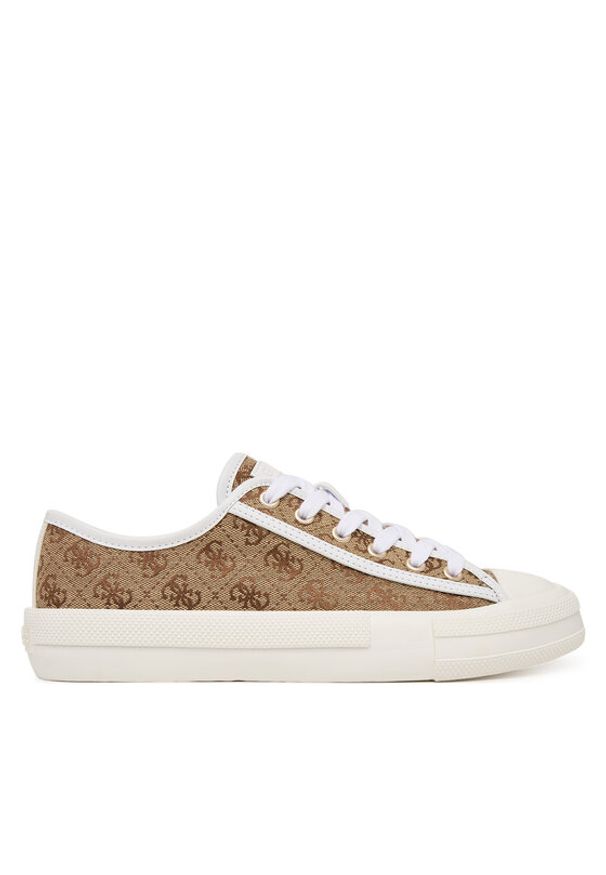 Guess Trampki FLJCR2 FAL12 Brązowy. Kolor: brązowy. Materiał: materiał