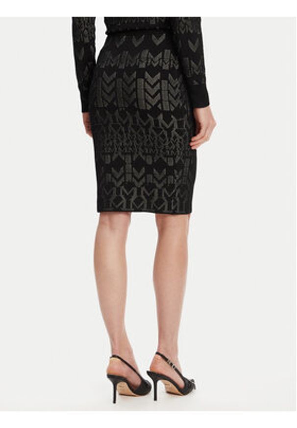 Marciano Guess Spódnica ołówkowa 5YGD16 5877Z Czarny Slim Fit. Kolor: czarny. Materiał: wiskoza