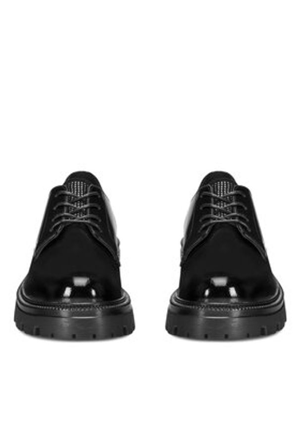 Sergio Bardi Półbuty WI33-E1089-02SB Czarny. Kolor: czarny. Materiał: lakier, skóra